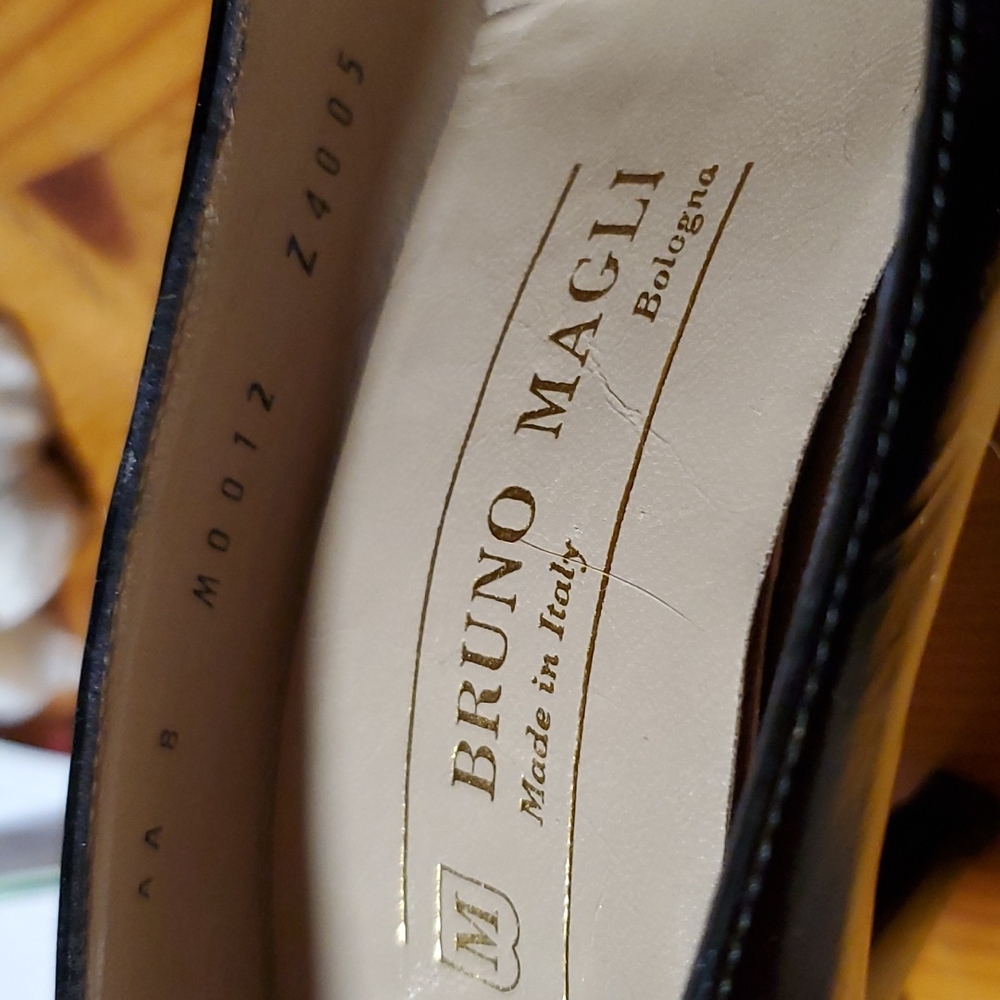 Bruno Magli vintage black heels size 8AA - Picture 7 of 7